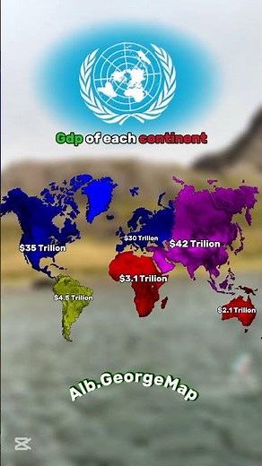 #europe #map #mapping #geographyGdp of each continent 2025
