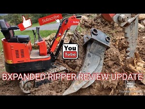 Gardner's Groundhog Mini Excavator BXPANDED RIPPER UPDATE