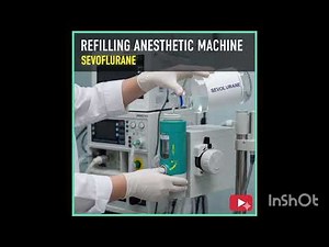 How to refill a sevoflurane vaporizer/step by step Anaesthesia Machine Guide"