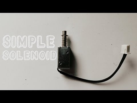 Simple Solenoid Tutorial - Control a solenoid with a D1 mini micro-controller and push button