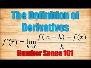 The Definition of Derivatives