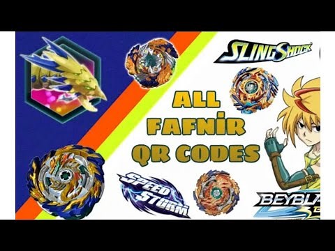 All Fafnir QR Code of Beyblade Burst App