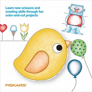 5.6K views · 19 reactions | Designed for tiny hands, our Starter Scissors and Activity Book set is perfect for ages 2+, teaching them basic scissors skills while inspiring creativity." Foster a lifetime of creativity here: https://click2cart.com/2775000D | Fiskars | Facebook