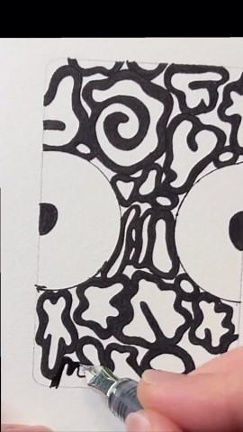 Shade: Original Hand-drawn Abstract Pen and Ink Drawing - Etsy