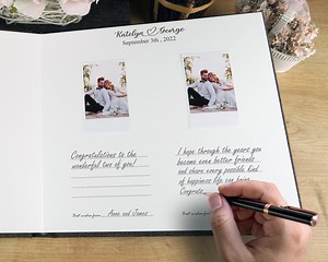 Personalized Wedding Guest Book: Custom Instax, Polaroid Welcome Book - Photo Album - Etsy Australia