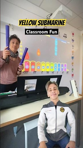 Yellow Submarine on Boomwhackers! | MIDI to Play-Along in 2 Minutes #boomwhackers #elementarymusic