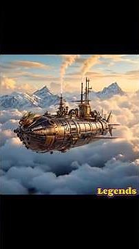 "Epic Steampunk Airship Battle 🔥 | Mythical Sky War !"