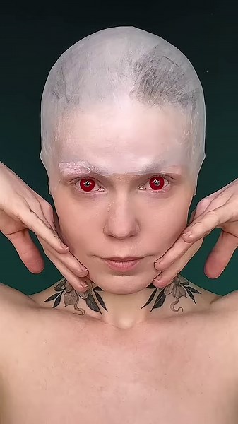 Transform into Frieza from Dragon Ball with realistic makeup effects