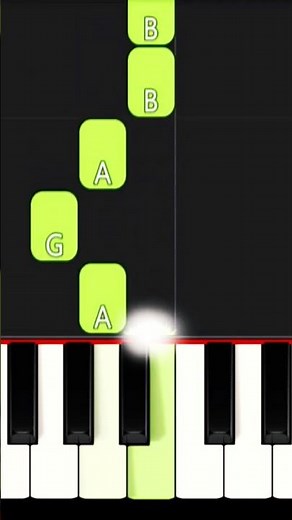 Mary Had a Little Lamb | Easy Piano Tutorial #Shorts