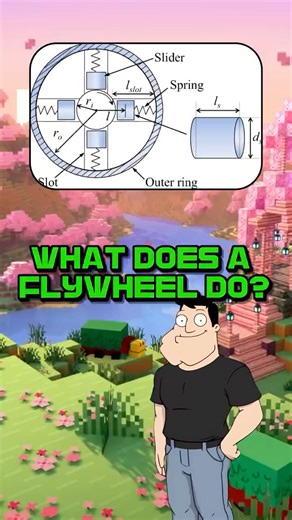 Mechanical Stan on Instagram: "A flywheel stores rotational energy using its moment of inertia. It smooths out torque fluctuations, stabilizes rotation, and can even act as a short-term energy storage system in mechanical and hybrid applications. #BrainNourishment #MechanicalStan #StanExplains #Engineering #Flywheel #MechanicalEngineering #EnergyStorage #Physics #RotationalDynamics"