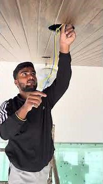 Light Wire Cut After False Ceiling? Rewire Without Breaking It ⚡ | Electrician Trick