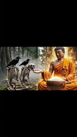 Buddha Frees the Souls of Two Skeletons #LiberationThroughBuddha #mindfullotusjourney