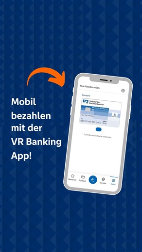 Mobiles Bezahlen im Alltag – direkt über die VR Banking App! 📱💸 Mit deiner Girocard direkt über die Banking-App bezahlen – ganz ohne Apple Pay. 💳✨ #mobilesbezahlen #vrbankingapp #meinervb | Meine RVB