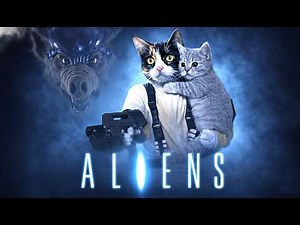 Aliens 😼👽 James Cameron's adaptation with aliens from Melmac (the planet of Alf) vs cats