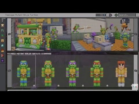 All 16 Official Teenage Mutant Ninja Turtles Minecraft Skins
