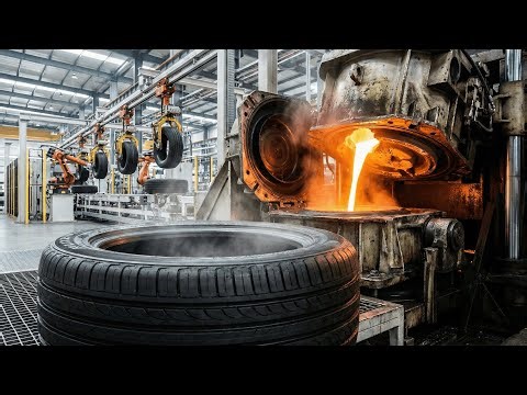 Inside the Modern Car Tire Factory – The Incredible Manufacturing Process