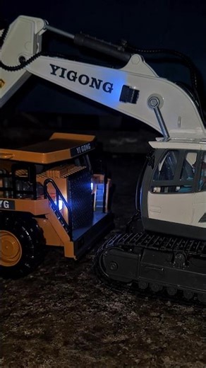 "HD & EXCAVATOR" engine sound 😍 #rc