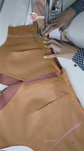 stitching tutorial for beginners @SewArtistry0 #fashion #blousedesign