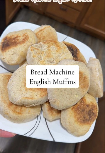 Easy Bread Machine English Muffins Recipe