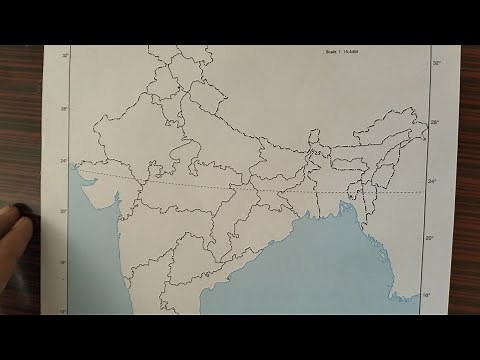 Indian Political Map | How to fill Indian Map