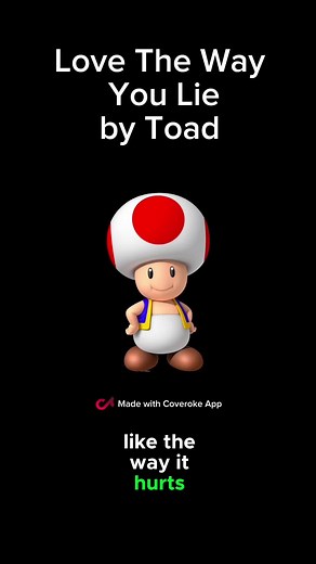🍄 follow for more AI Toad covers 😍🍄#aicover #ai #aicoversongs #toad #toadaicover