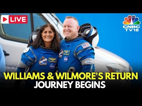 NASA LIVE | Sunita Williams Latest News: Spacex Crew-9 Begins Journey Back To Earth | N18G