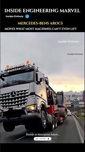 Mercedes-Benz Arocs: The Truck That Moves Mountains | 2500 Nm Beast #tech #engineering #new