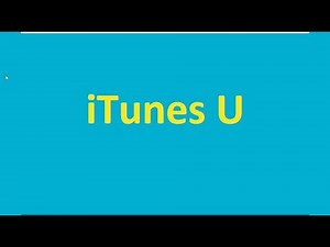 iTunes U