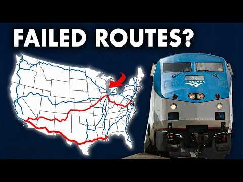 Why These Amtrak Long-Distance Routes Barely Work?