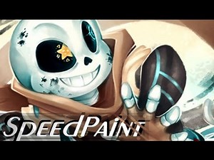 Ink!Sans SPEEDPAINT! (Undertale AU) - Protector of Imagination and of ALTERNATE UNIVERSES!