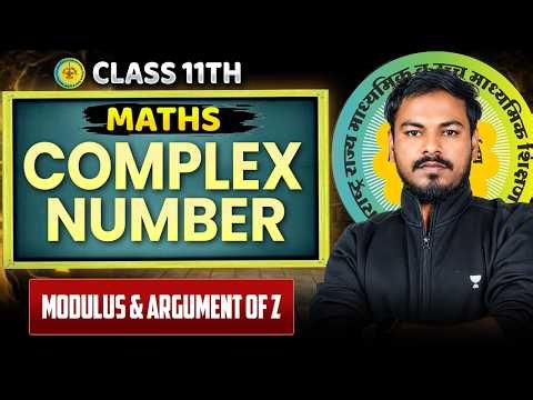 FYJC Class 11th Maths | Complex Numbers | Modulus & Argument of Z | Ram Sir