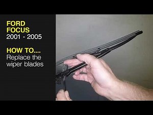 Ford Focus (2001 - 2005) - Wiper blade renewal