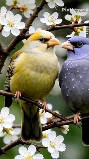 "Two hearts, one sky"#CoupleBirds #LoveInNature#BirdLovers #TogetherForever#viralreels#NatureRomance