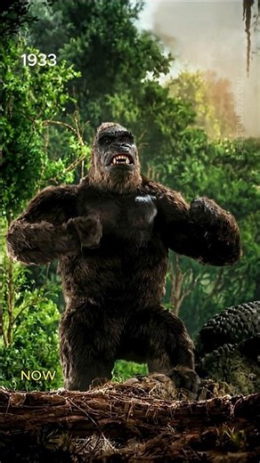 1933 The Original King Kong 🦍 #kingkong #cinemahistory #4k #remastered #1930s