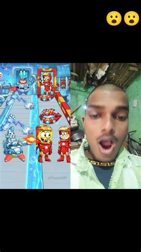 Robot Patrick Star vs SpongeBob Iron Man#games #spongebob #funny #gaming
