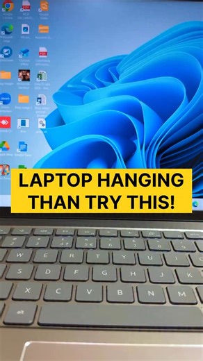 Ilyas Byahatti | PC & Tech Coach on Instagram: "If your PC is hanging then fix in 30 seconds! | #pctipsandtricks #window11 #laptoptips #reelindia #shorts"