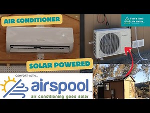 Can this solar AC cool my shed Powerhouse for FREE??? | Airspool Review