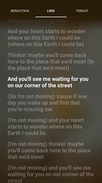 The Man Who Can't Be Moved Lyrics - The Script