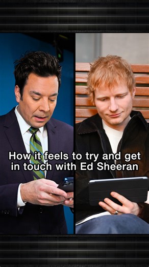 I don’t imagine #EdSheeran will receive this… #FallonTonight | The Tonight Show Starring Jimmy Fallon