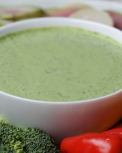 187K views · 180 reactions | This easy, healthy dip is packed with herbs and pairs perfectly with your favorite veggies. It’s also a great way to use any leftover greens sitting in your fridge. The CBD oil is optional. Recipes: https://tasty.co/recipe/green-goddess-cbd-dip | Tasty | Facebook