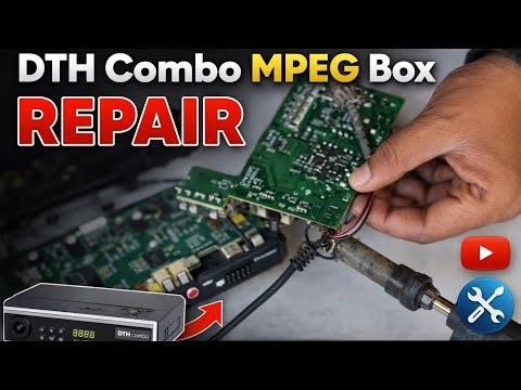 DTH combo MPG set-up box power supply repair 