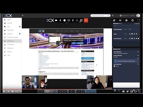3CX WebMeeting - A Walkthrough