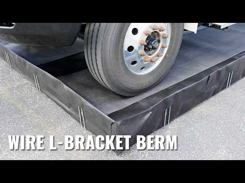 L-Bracket Spill Containment Berm | Fast Setup, Heavy-Duty Spill Control | ENPAC