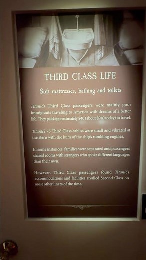 Inside Titanic’s 3rd Class Sleeping Quarters | Dallas Texas Titanic Exhibition Tour 2025