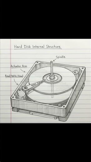 Hard disk Structure #correctcoding #computerscience #harddiskpartition #pchardware