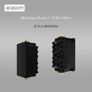 [Hot Item] 2.4GHz Indoor Bandpass 80MHz Filter Cavity Filter WiFi Network Filter 2.4 GHz Ultra High Q 8-Pole