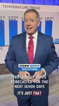 Triple Digit Temperatures Forecasted for the Next Seven Days
