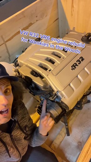 Sound of a VR6 Engine | VW R32 VR6 Rebuild for Wookies in the Woods