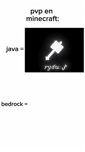 Java PvP VS Bedrock PvP 🔥 #minecraft #viralshort #minecraftguide