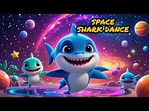 "Baby Shark in Space! 🚀🦈 Galactic Dance Party for Kids | Fun Nursery Rhyme Adventure 🌟🎶"